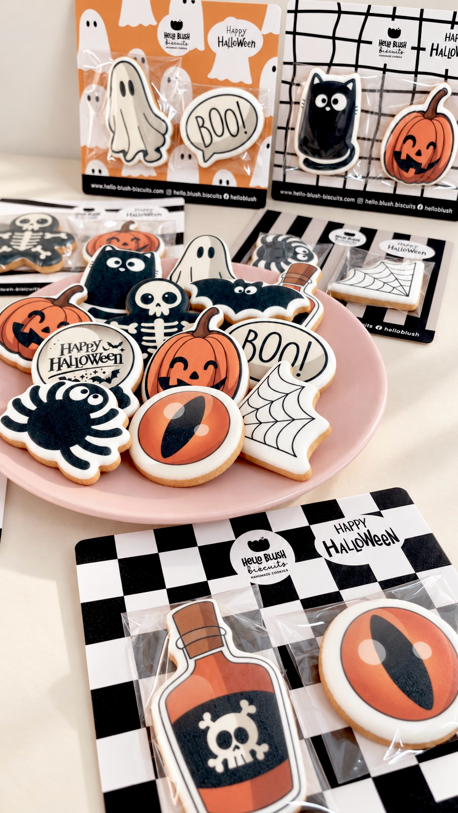 Duo Halloween — Araignée et toile