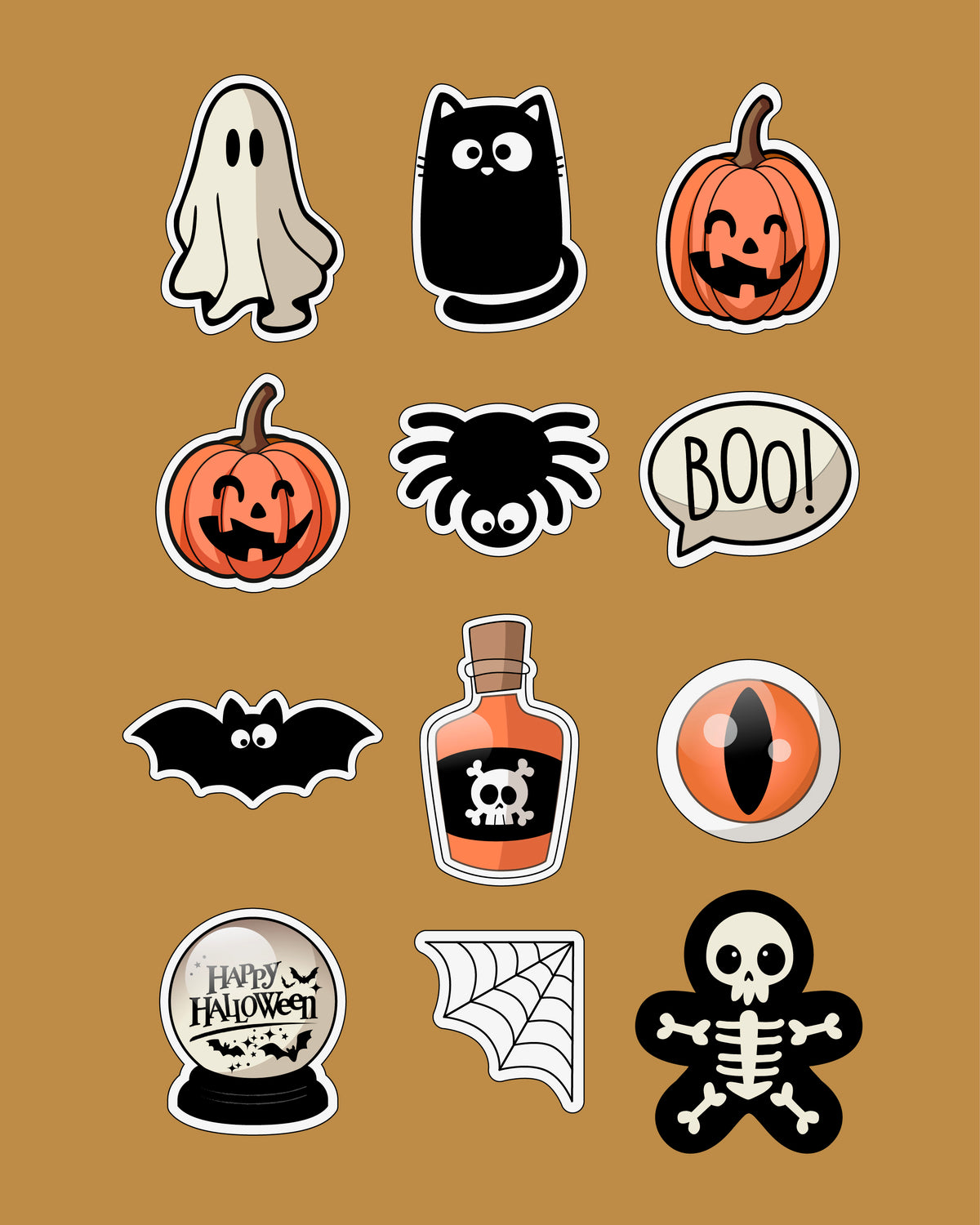 Les douze dessins de la capsule Halloween