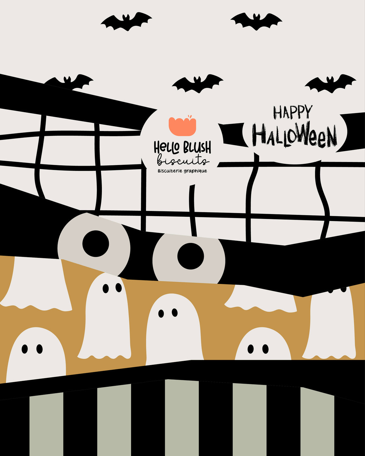 La pochette illustrée Halloween