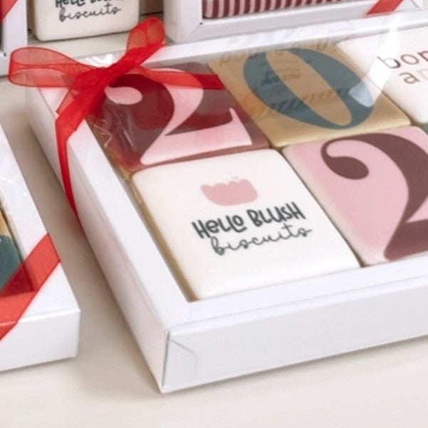 Coffret de 6 biscuits personnalisés
