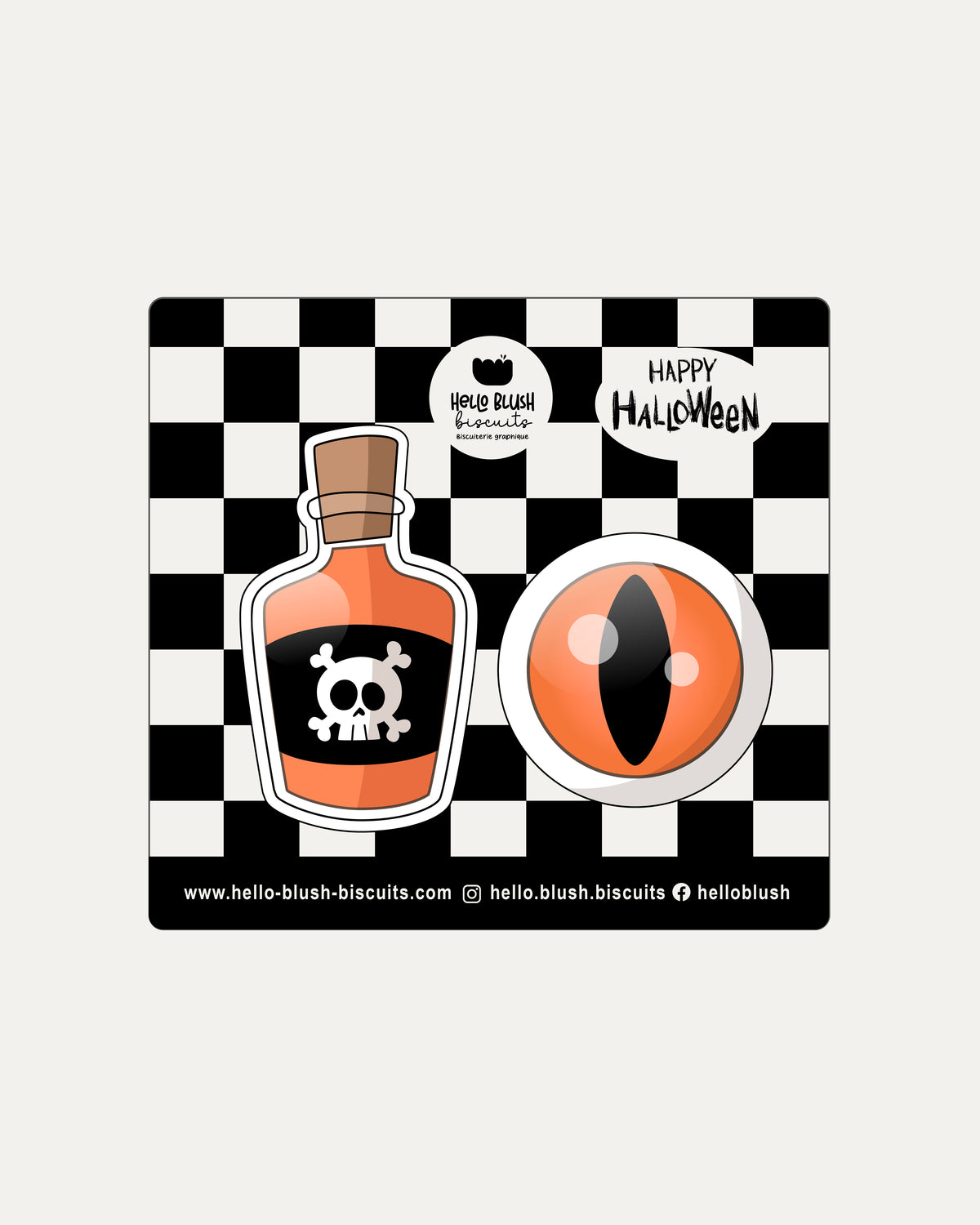Duo Halloween poison et œil de triton