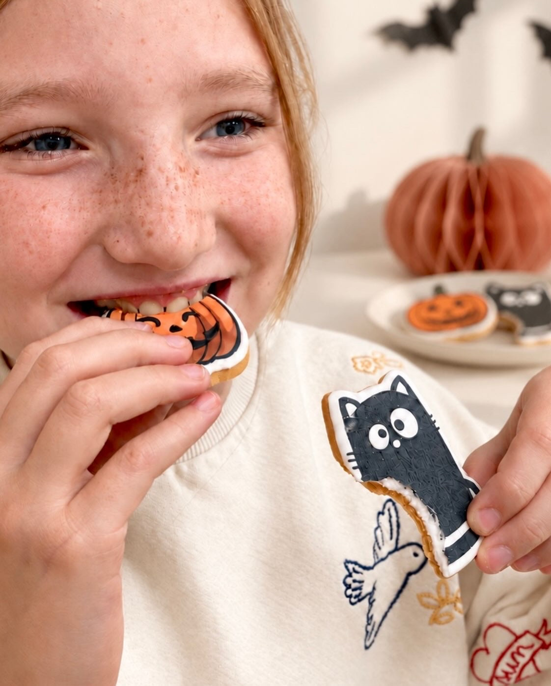 Duo Halloween — Boule à neige et chauve-souris